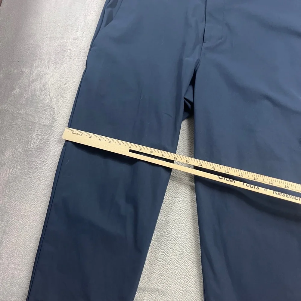 Lululemon Commission Golf Pants Mens 36 Navy Blue Stretch Chino LM5AXUS